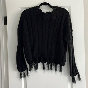 Funky black sweater